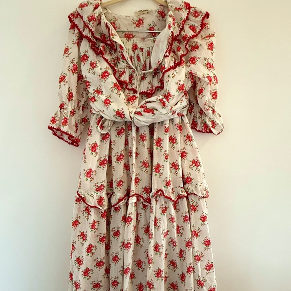 SET CHASING UNICORNS delta blouse & maxi skirt - Picture 1 of 5